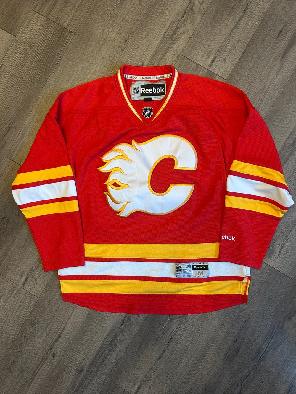 Reebok Calgary Flames Red Hockey Jersey